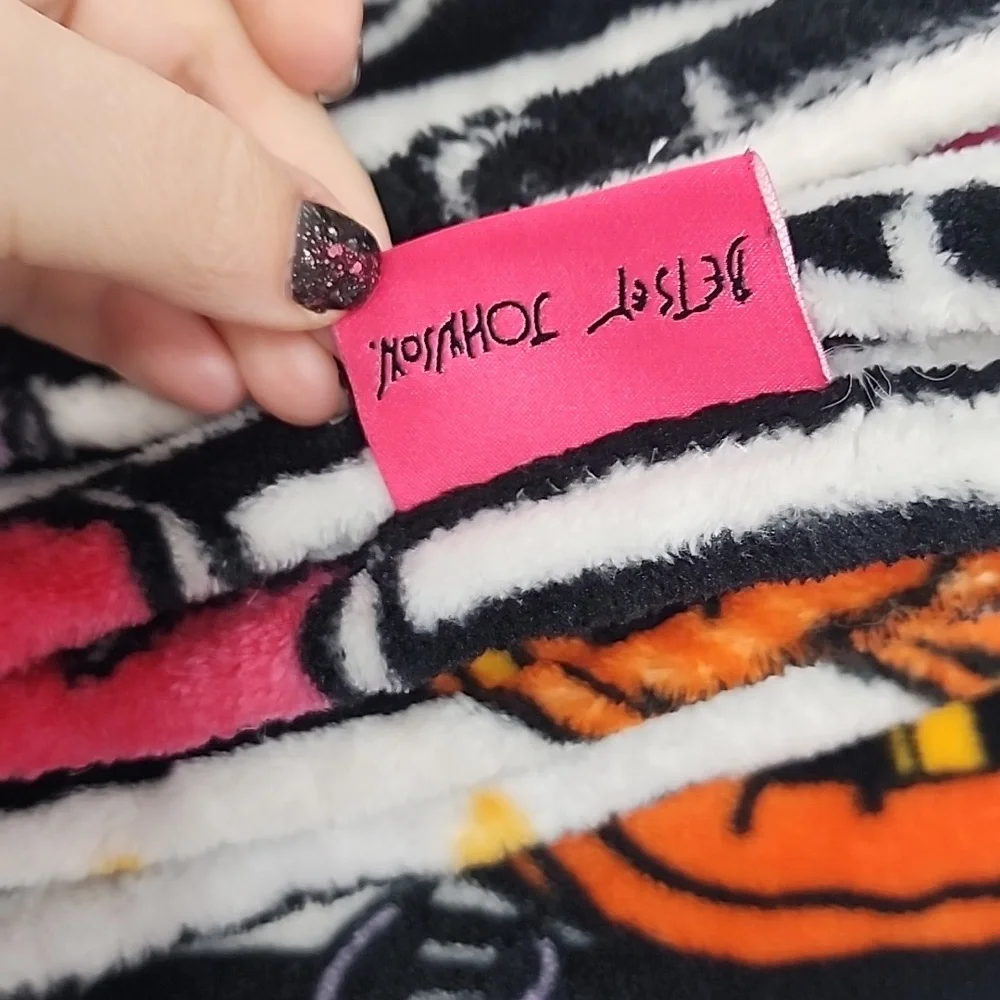 Betsey johnson Halloween stripes blank